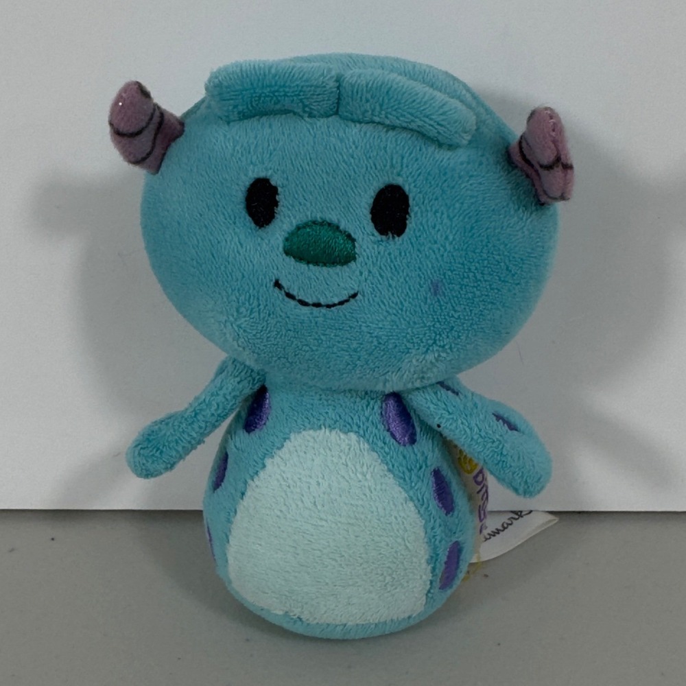 Hallmark Itty Bittys Disney Monsters Inc Sulley Plush Toy Blue Purple Mini 4 in
